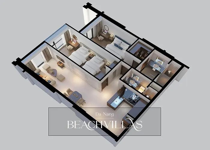 Modern 2 Bedroom Apartment At 4Points Opposite Beach Đà Nẵng